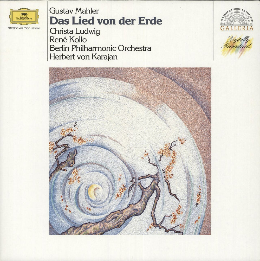 Gustav Mahler Das Lied Von Der Erde German vinyl LP album (LP record) 419058-1