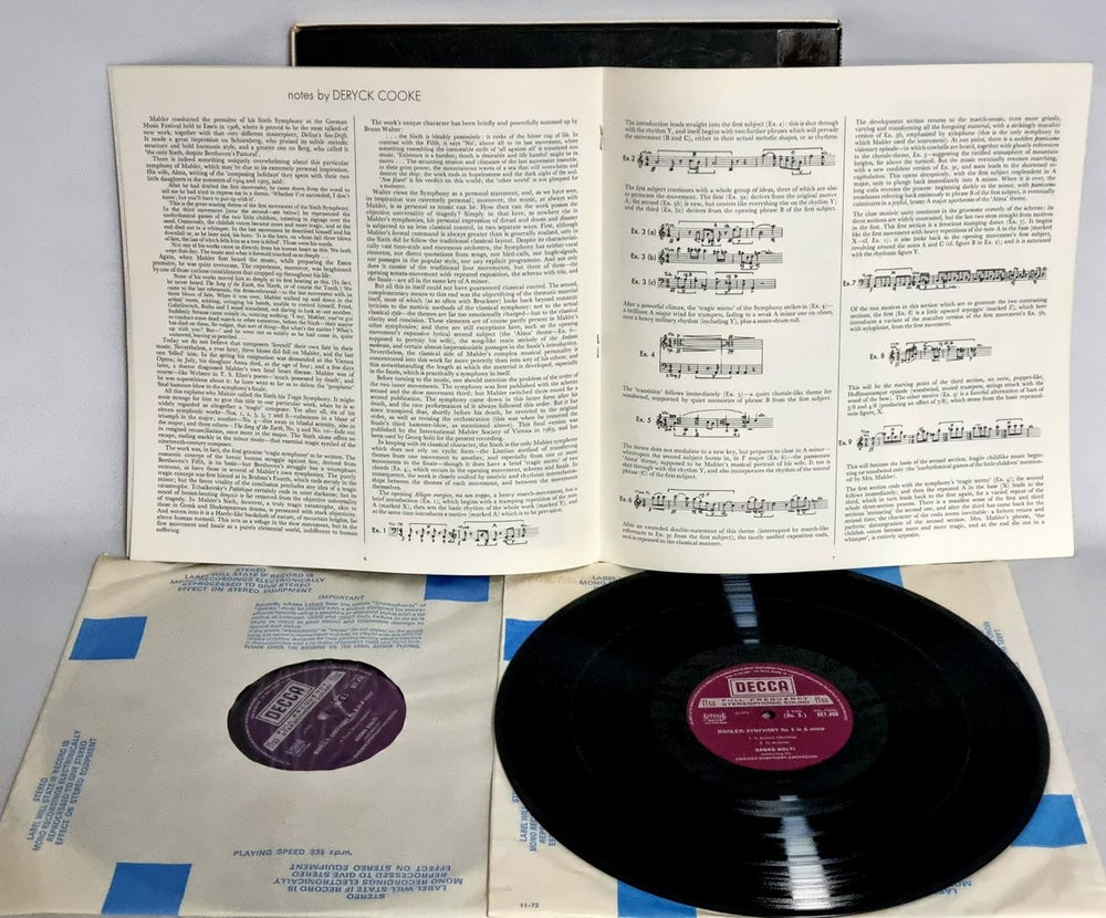 Gustav Mahler Mahler: Symphony No. 6 In A Minor / Lieder Eines Fahrenden Gesellen UK Vinyl Box Set M22VXMA781789