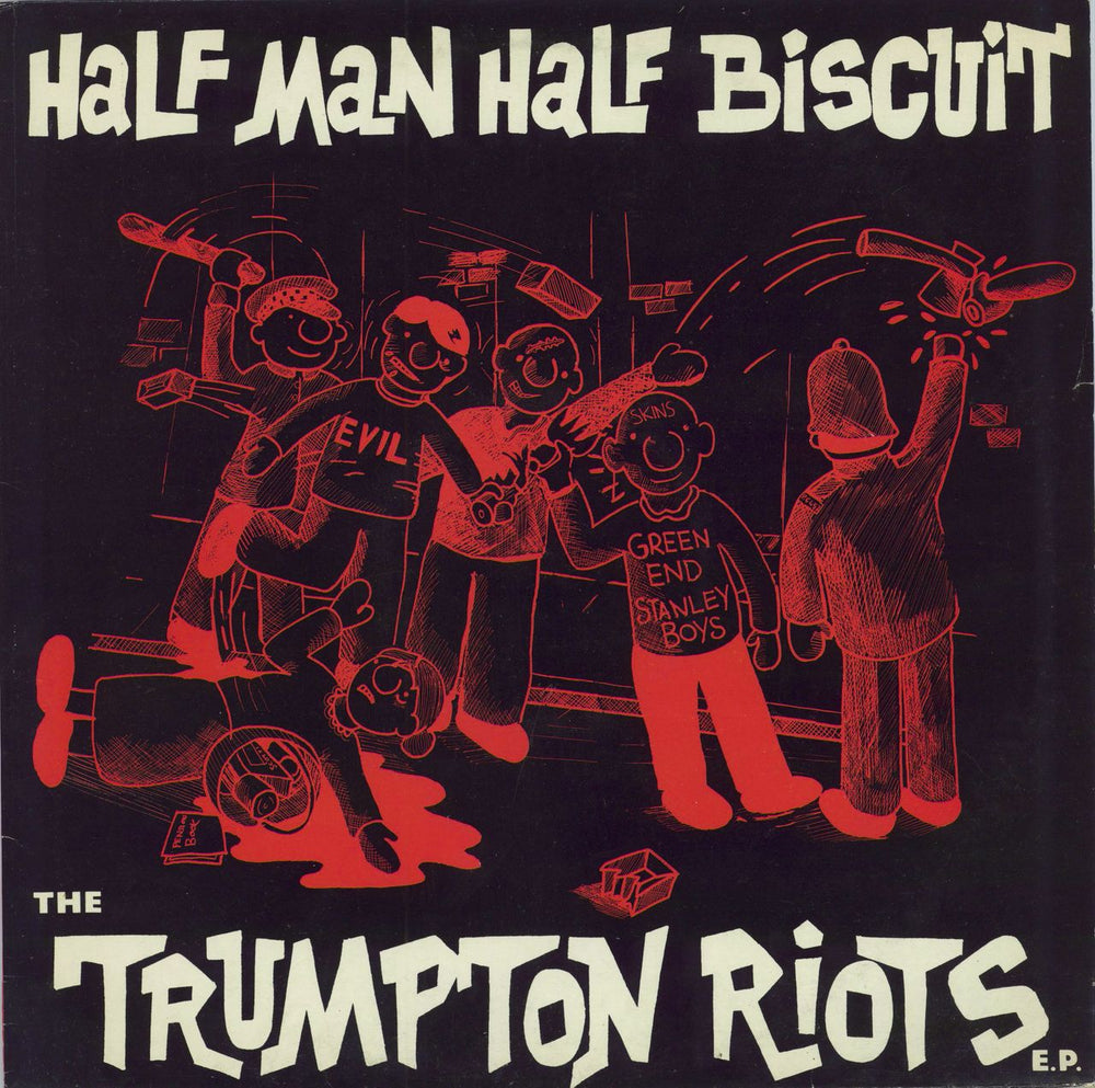 Half Man Half Biscuit The Trumpton Riots EP UK 12" vinyl single (12 inch record / Maxi-single) TRUMP1