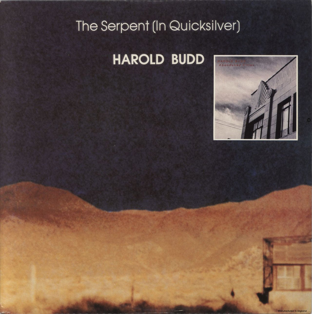 Harold Budd The Serpent [In Quicksilver] / Abandoned Cities - EX UK 2-LP vinyl record set (Double LP Album) LAND08