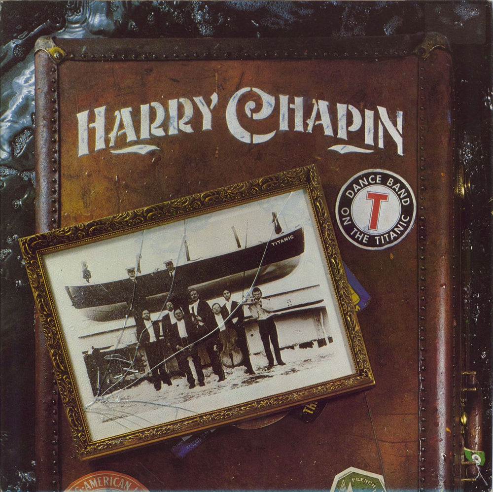 Harry Chapin Dance Band On The Titanic + insert UK 2-LP vinyl record set (Double LP Album) K62021