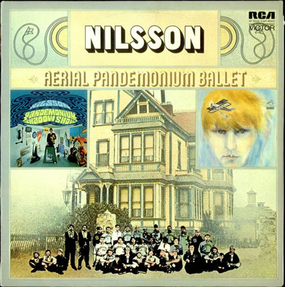 Harry Nilsson Aerial Pandemonium Ballet UK vinyl LP album (LP record) SF8326