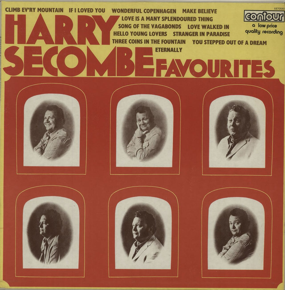 Harry Secombe Favourites UK vinyl LP album (LP record) 6870590