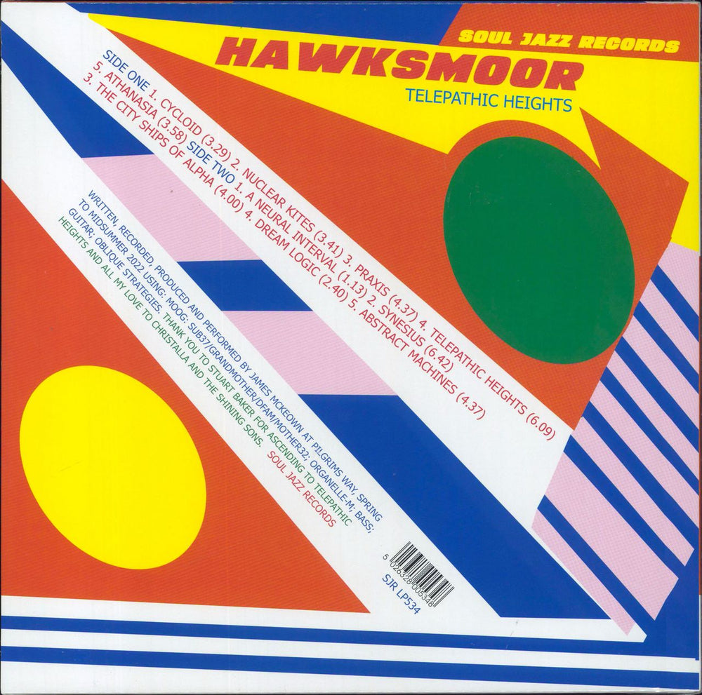 Hawksmoor Telepathic Heights UK vinyl LP album (LP record) 5026328005348