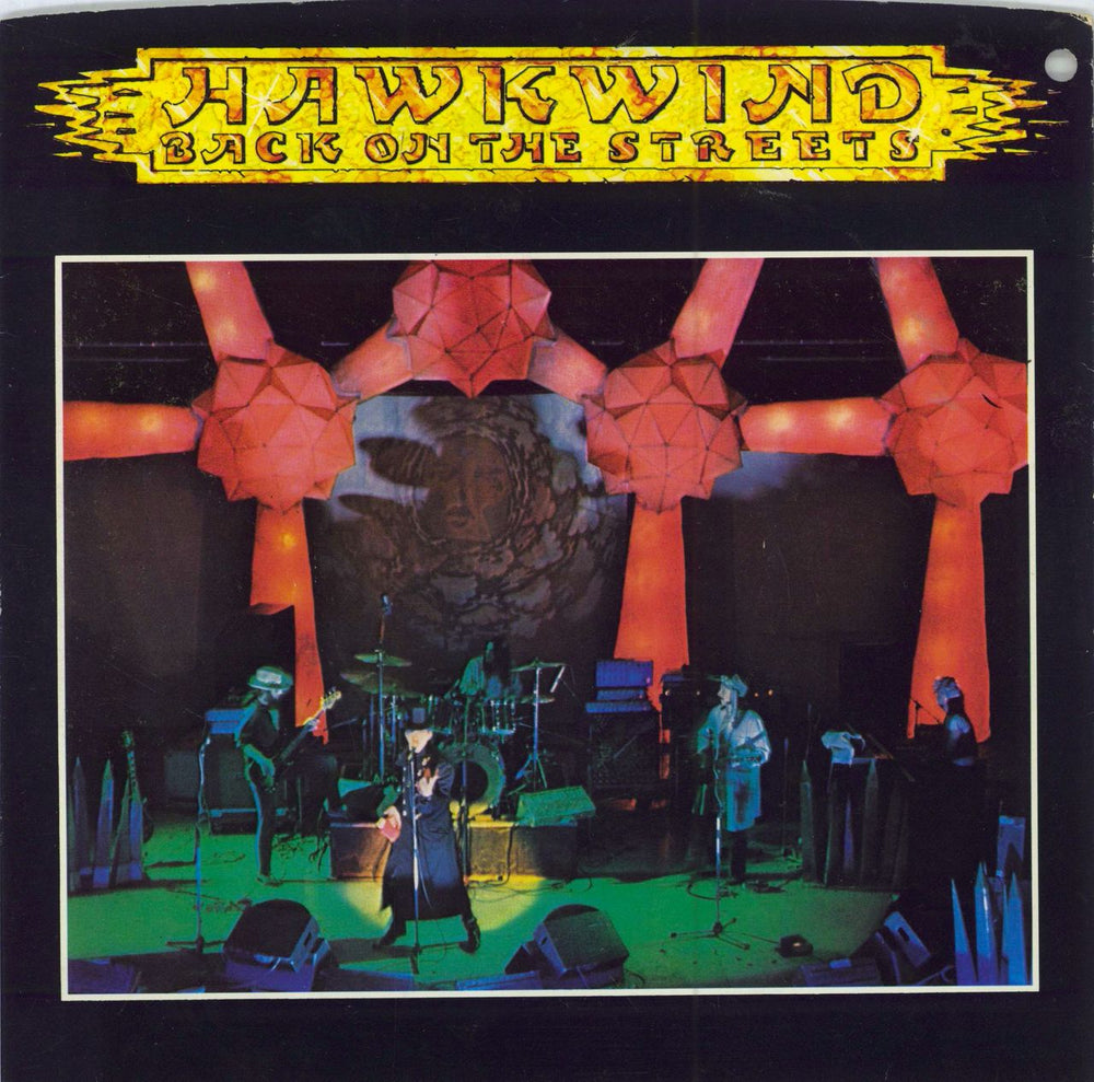 Hawkwind Back On The Streets - P/S UK 7" vinyl single (7 inch record / 45) CB299