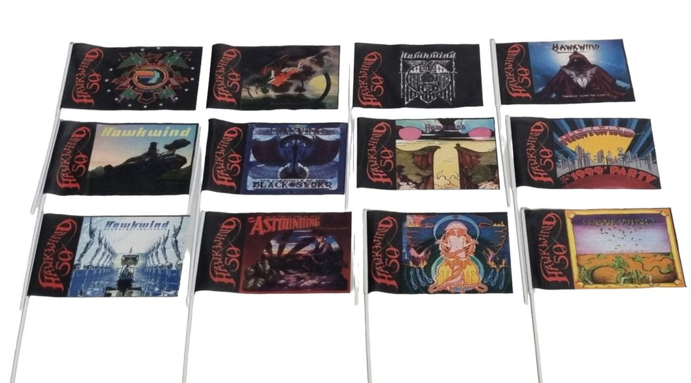 Hawkwind Hawkwind 50 Anniversary Flags UK memorabilia