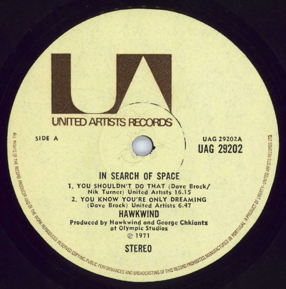 Hawkwind In Search Of Space - 1st + Booklet - EX UK vinyl LP album (LP record) HWKLPIN567604