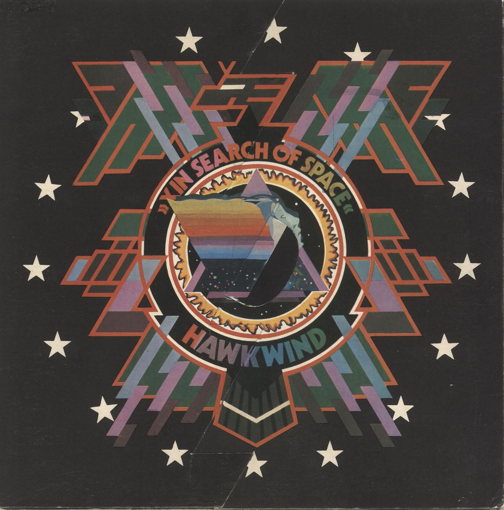 Hawkwind In Search Of Space - Contract Press - EX + Booklet UK vinyl LP album (LP record) UAG29202