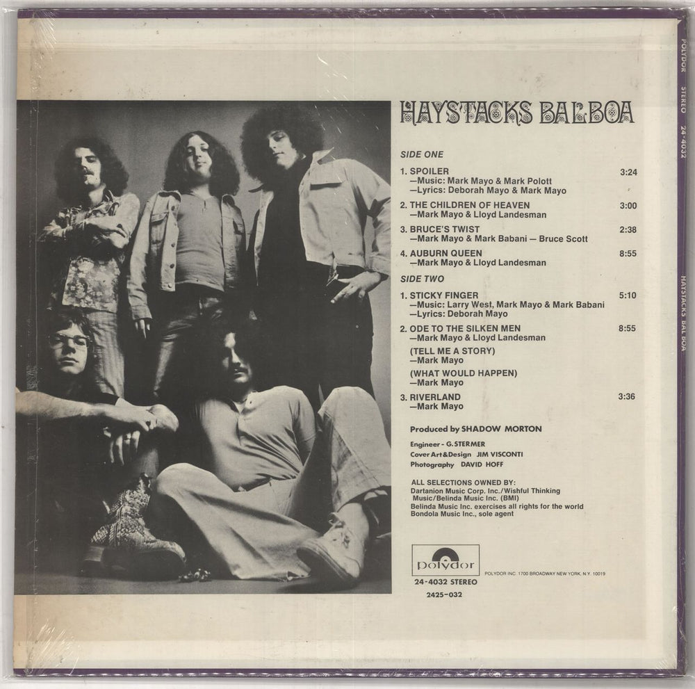 Haystacks Balboa Haystacks Balboa - shrink US vinyl LP album (LP record) ZN7LPHA737232