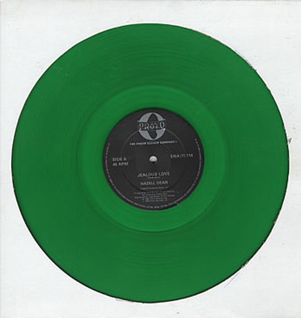 Hazell Dean Evergreen - Green Vinyl UK 12" vinyl single (12 inch record / Maxi-single) HAZ12EV42171