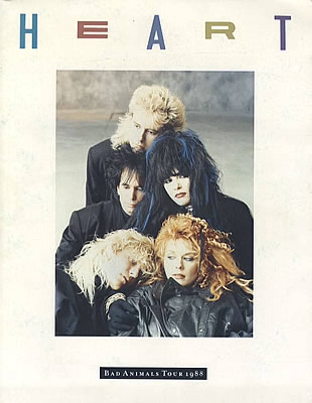 Heart Bad Animals Tour 1988 UK tour programme TOUR PROGRAMME