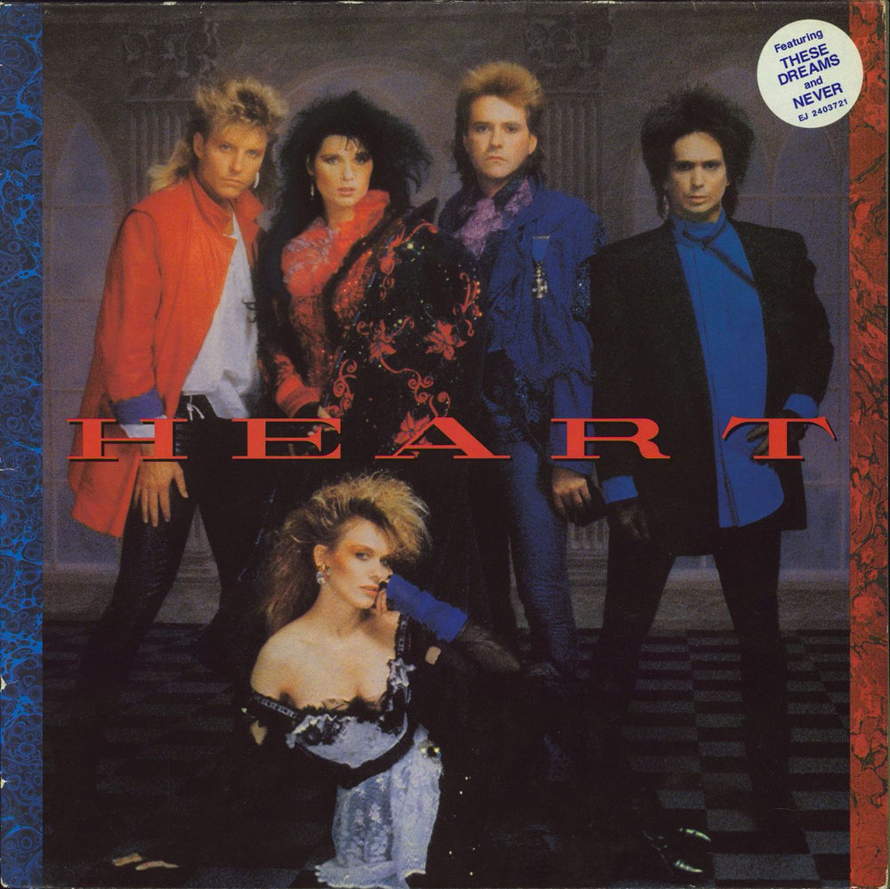 Heart Heart - Hype Stickered UK vinyl LP album (LP record) EJ2403721