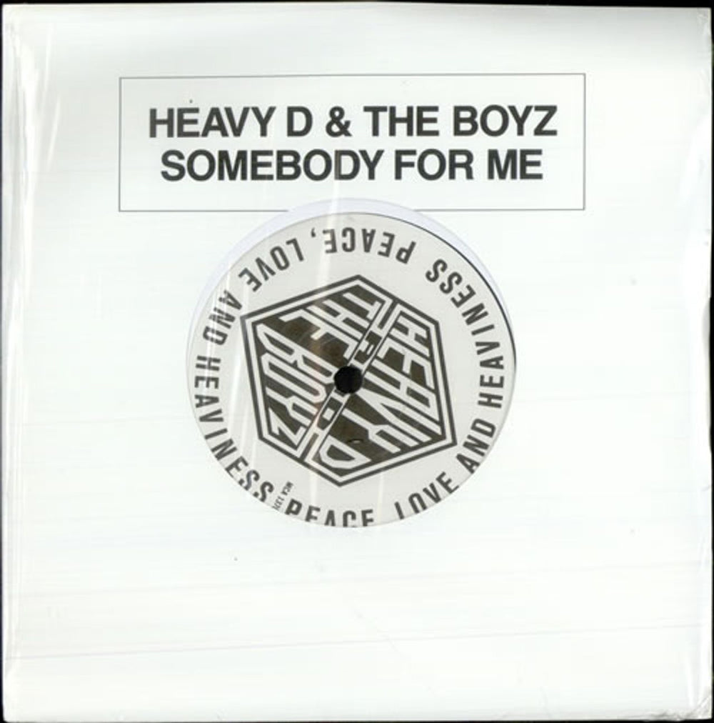 Heavy D And The Boyz Somebody For Me UK 7" vinyl single (7 inch record / 45) MCA1370