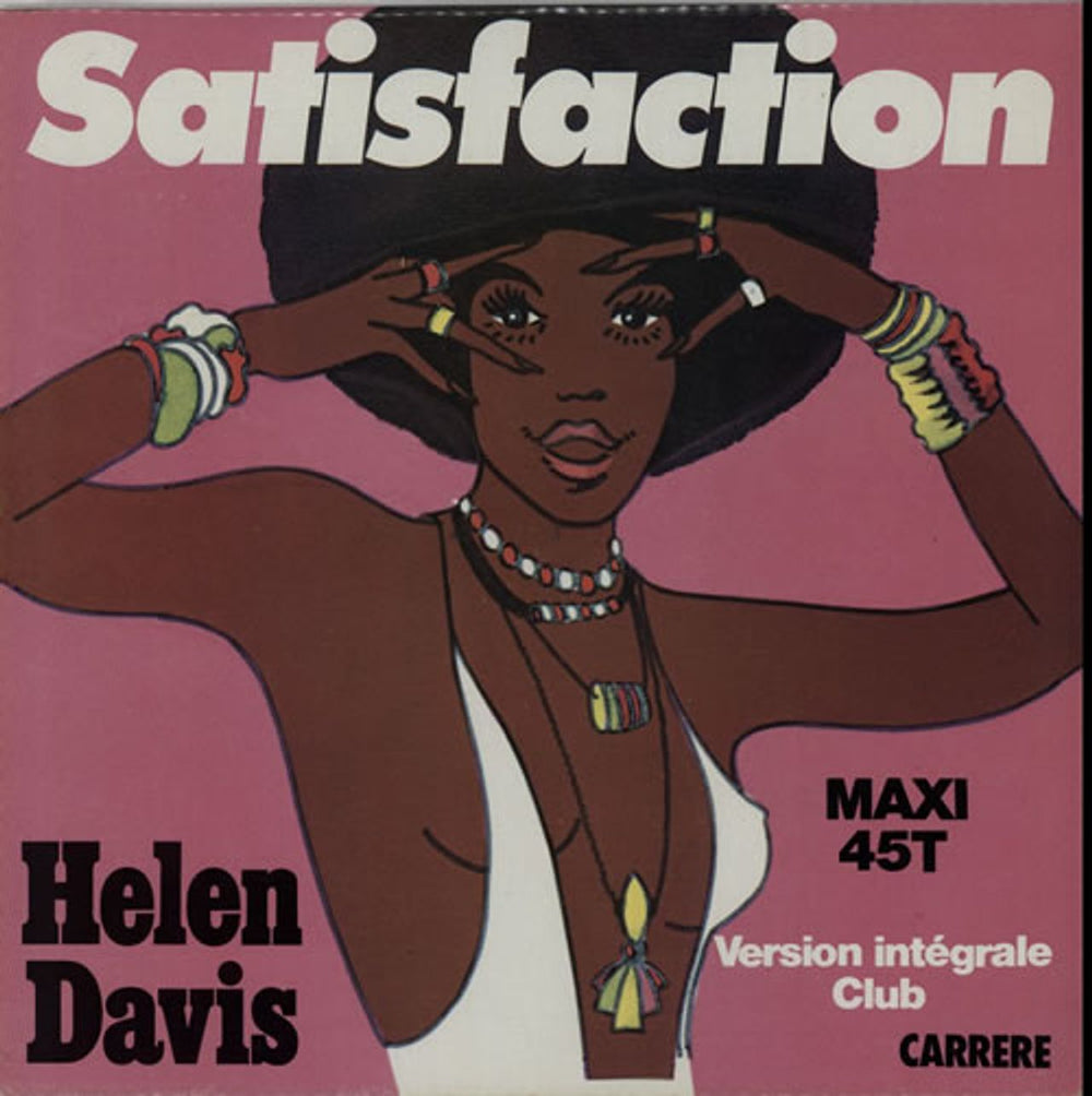 Helen Davis Satisfaction French 12" vinyl single (12 inch record / Maxi-single) 8.009