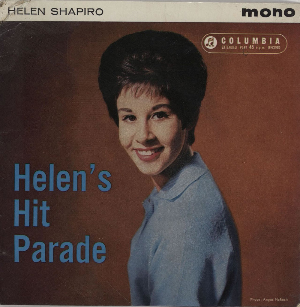 Helen Shapiro Helen's Hit Parade EP - EX UK 7" vinyl single (7 inch record / 45) SEG8136