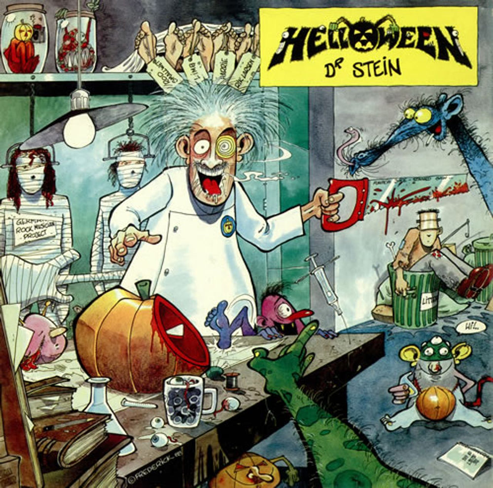 Helloween Dr Stein UK 12" vinyl single (12 inch record / Maxi-single) 12HELLO1