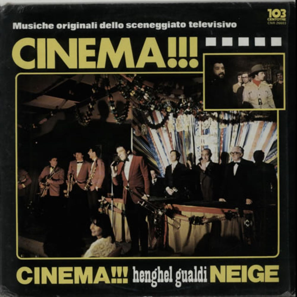 Henghel Gualdi Cinema !!! Italian vinyl LP album (LP record) CNR26603