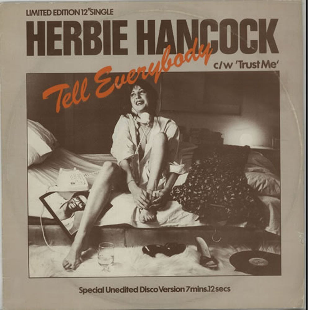 Herbie Hancock Tell Me UK 12" vinyl single (12 inch record / Maxi-single) 12-7229