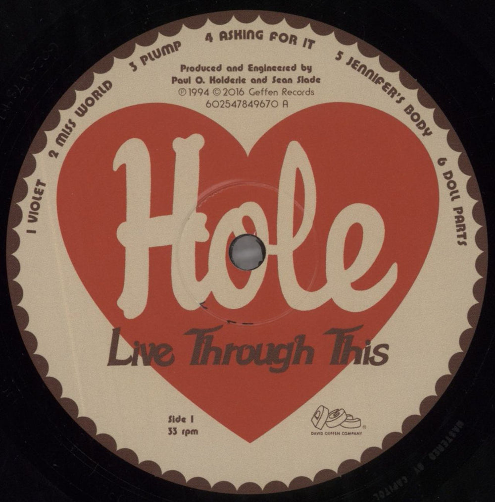 Hole Live Through This - 180gm UK vinyl LP album (LP record) HLELPLI824009