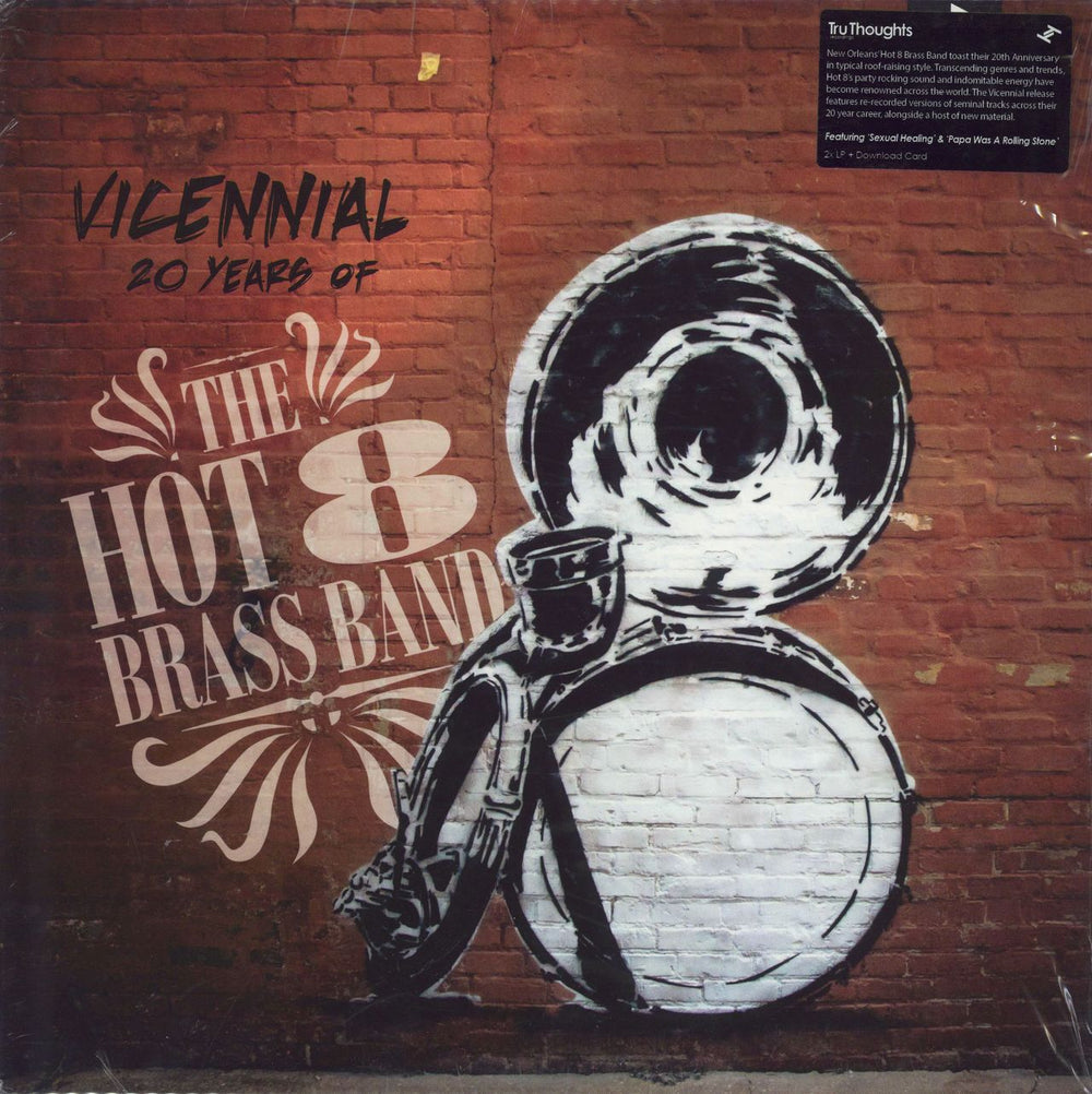 Hot 8 Brass Band Vicennial (20 Years Of The Hot 8 Brass Band) - Sealed UK 2-LP vinyl record set (Double LP Album) TRULP318