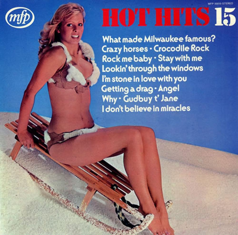 Hot Hits Hot Hits 15 UK vinyl LP album (LP record) MFP50050