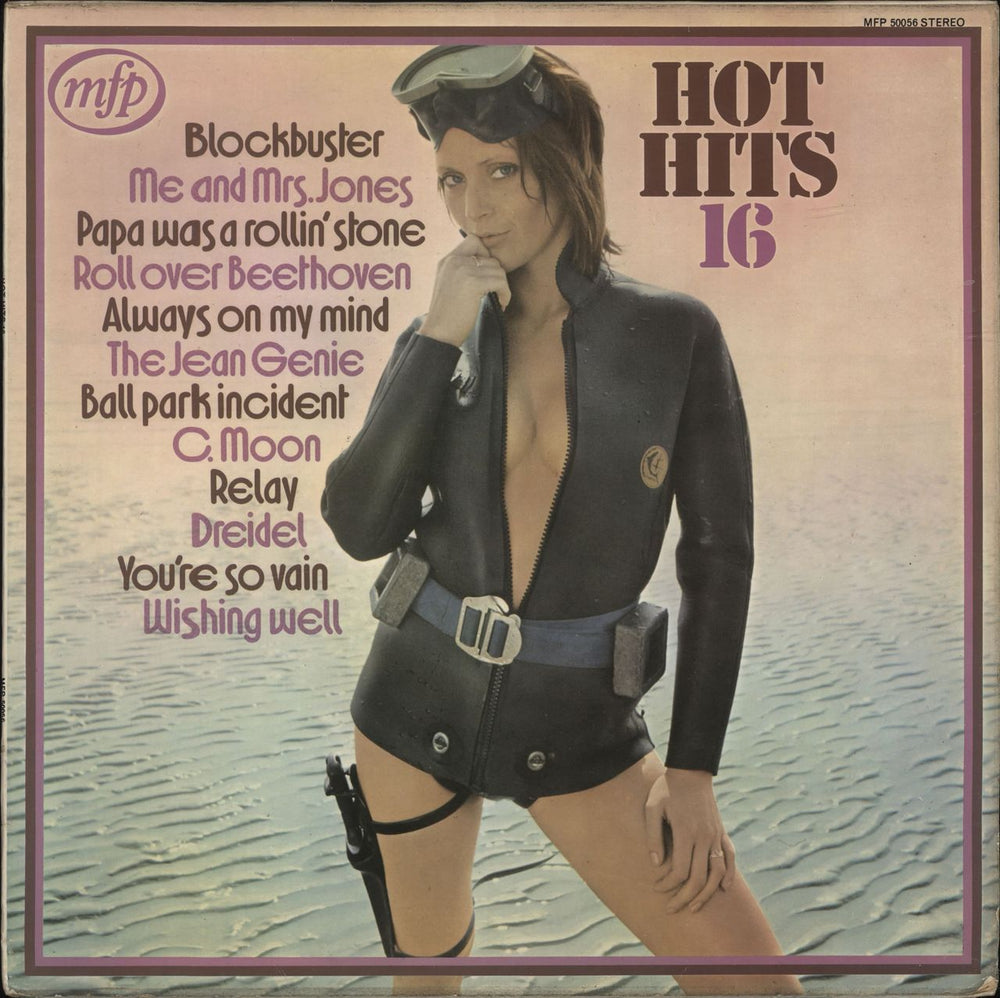 Hot Hits Hot Hits 16 UK vinyl LP album (LP record) MFP50056