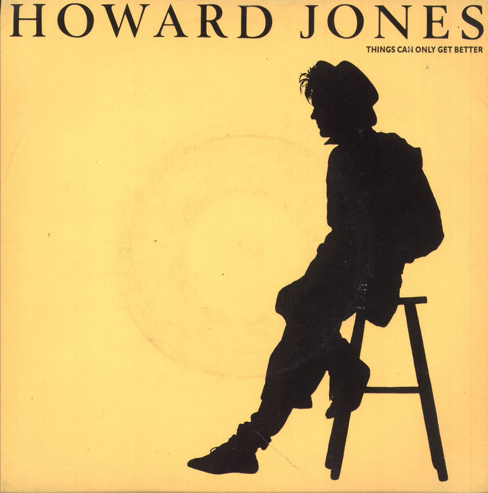 Howard Jones Things Can Only Get Better - Yellow Sleeve UK 7" vinyl single (7 inch record / 45) HOW6