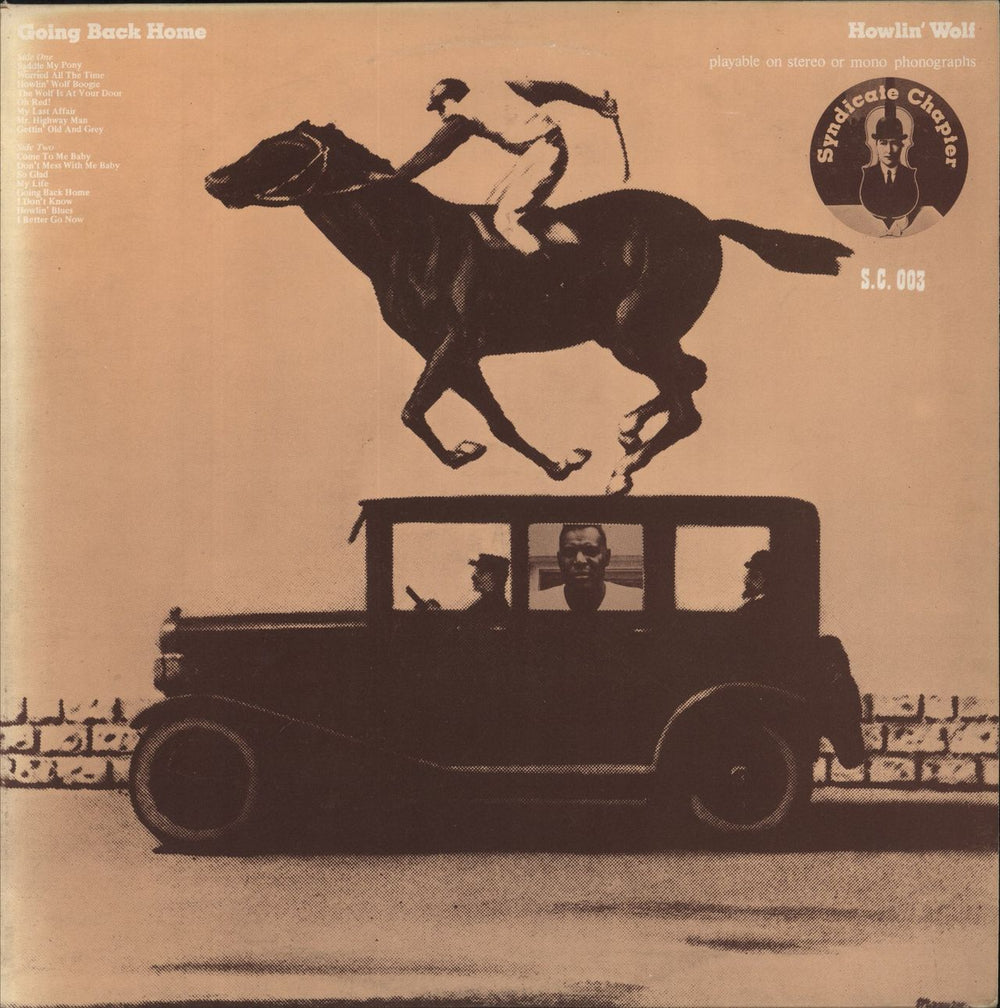 Howlin' Wolf Going Back Home UK vinyl LP album (LP record) S.C.003