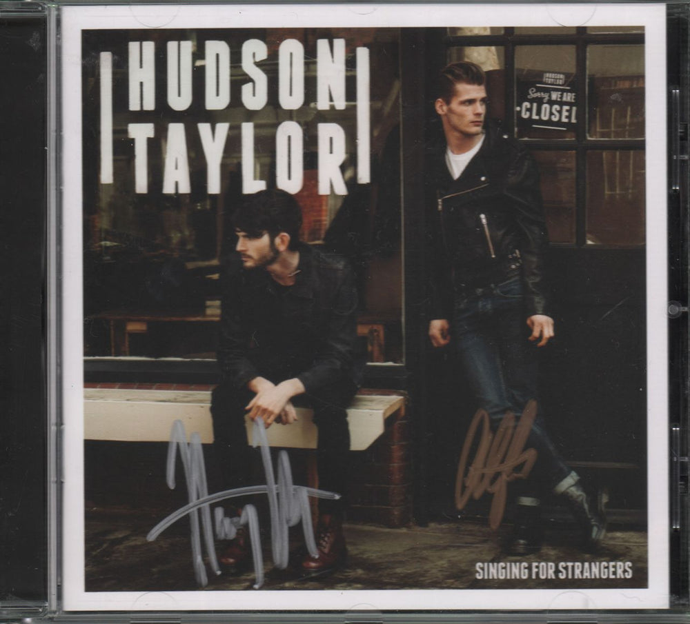 Hudson Taylor Singing For Strangers - Autographed UK CD album (CDLP) 3780666