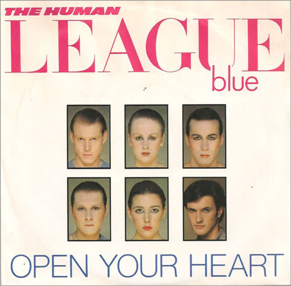 Human League Open Your Heart UK 7" vinyl single (7 inch record / 45) VS453