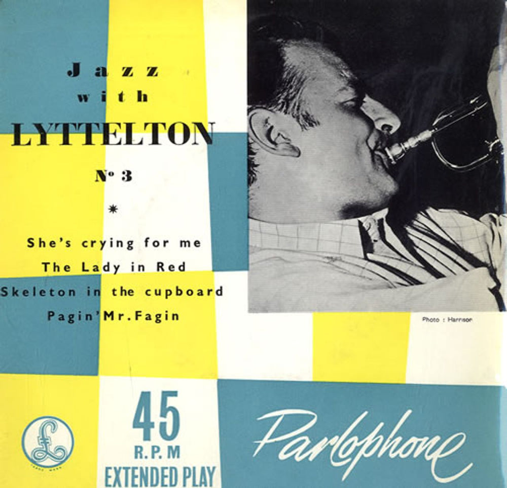 Humphrey Lyttelton Jazz With Lyttelton No. 3 EP UK 7" vinyl single (7 inch record / 45) GEP8572