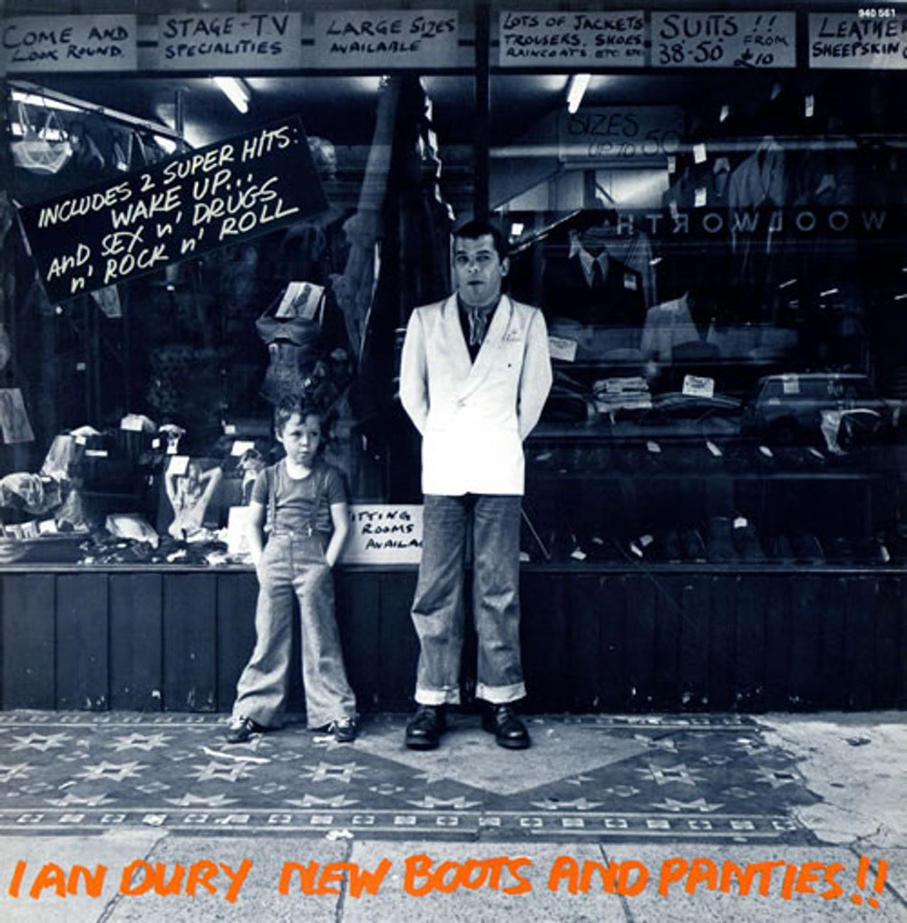 Ian Dury New Boots And Panties!! - 2 Song French vinyl LP album (LP record) 940561