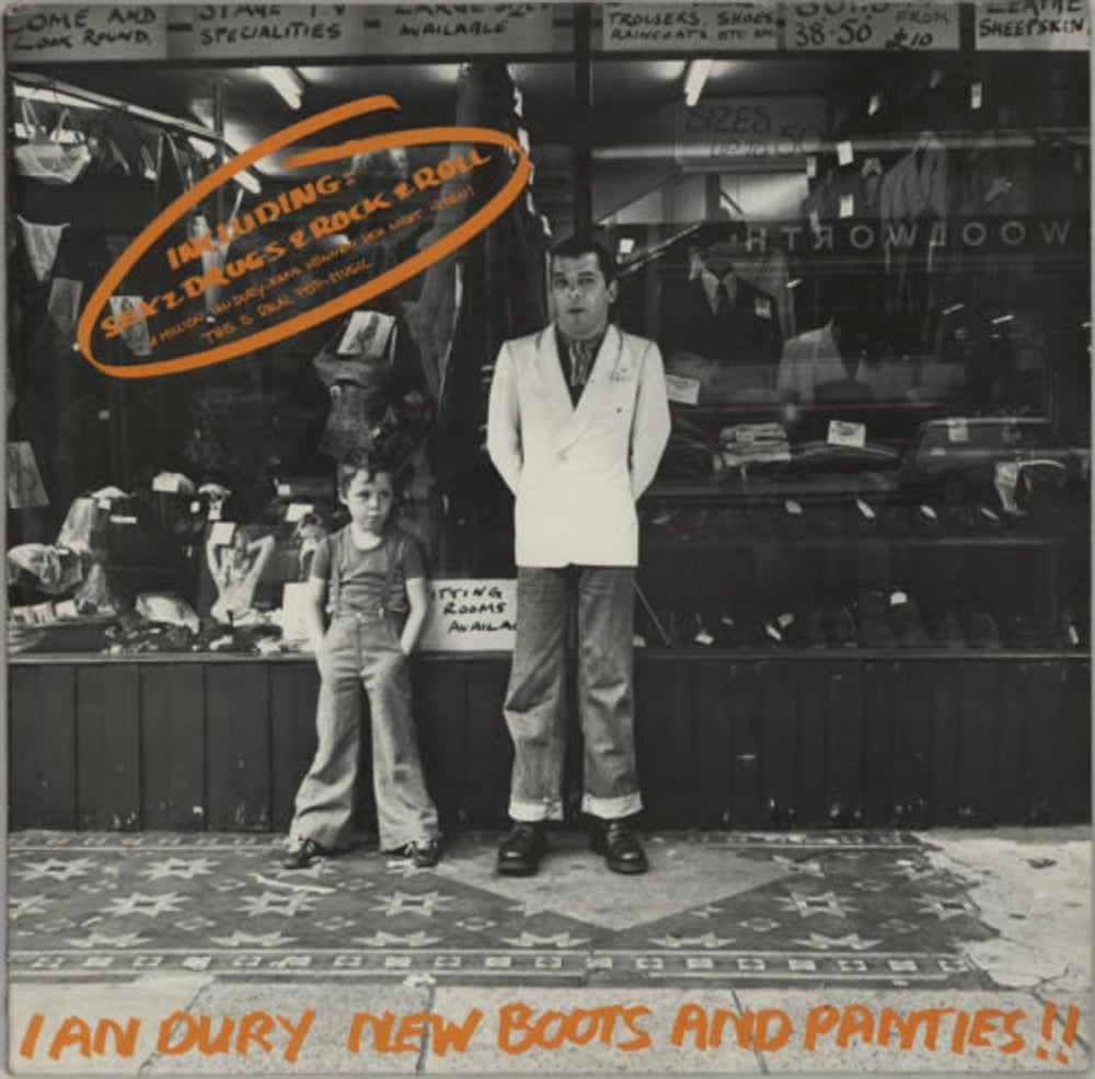 Ian Dury New Boots And Panties German vinyl LP album (LP record) 6.23511AO