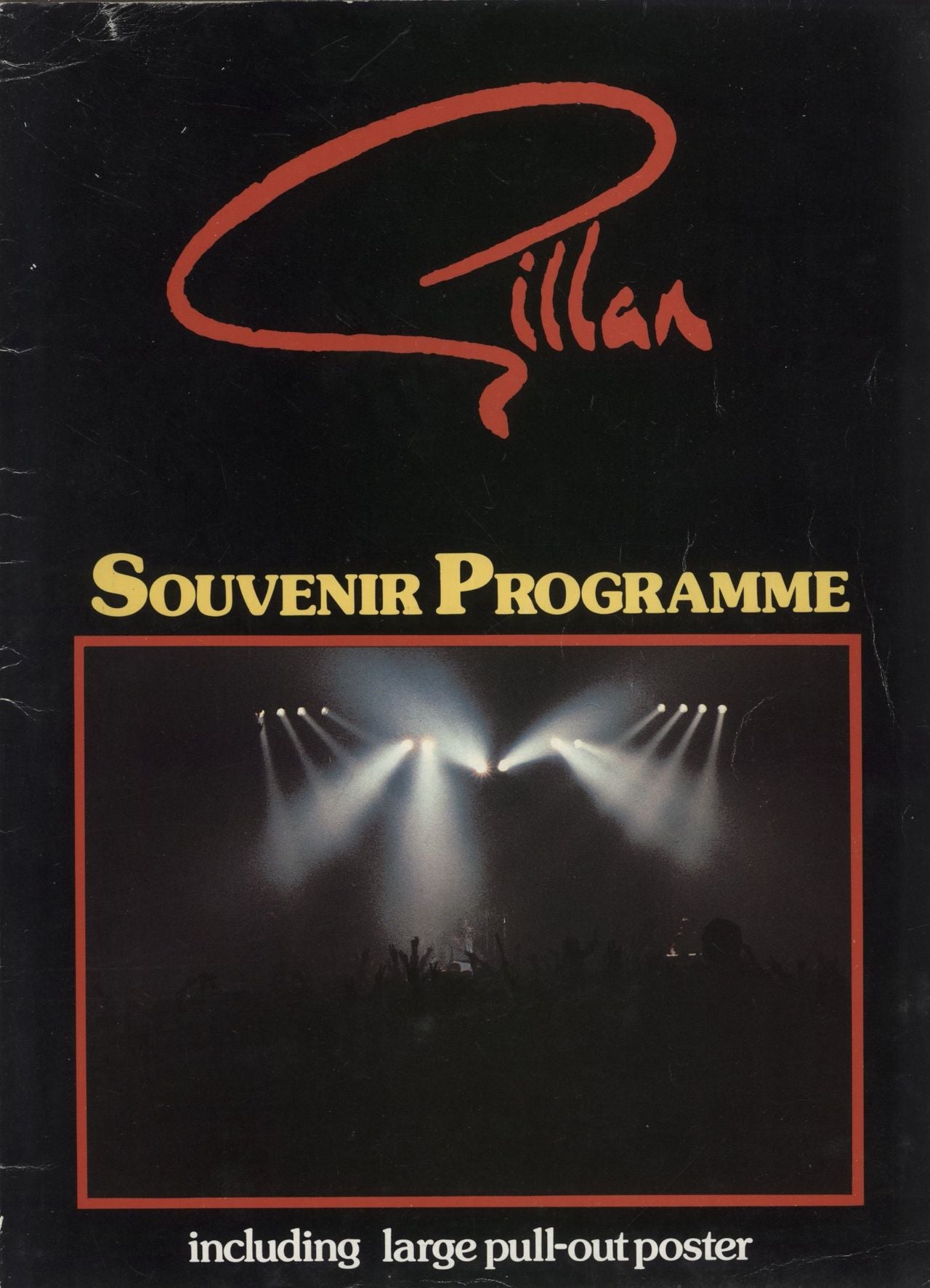 Ian Gillan Souvenir Programme + Poster UK tour programme TOUR PROGramme