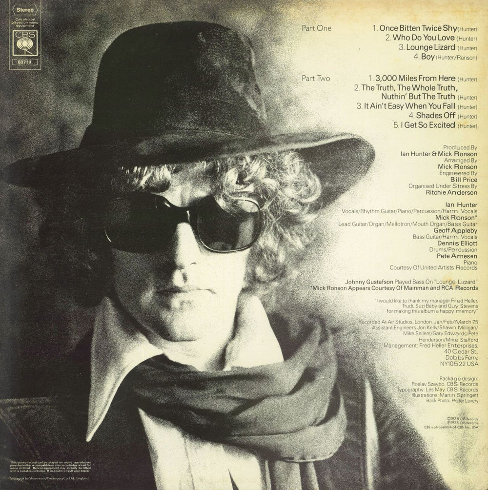 Ian Hunter Ian Hunter - 1st - EX UK vinyl LP album (LP record)