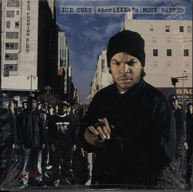 Ice Cube Amerikkka's Most Wanted - 1st - Shrink US Vinyl LP 