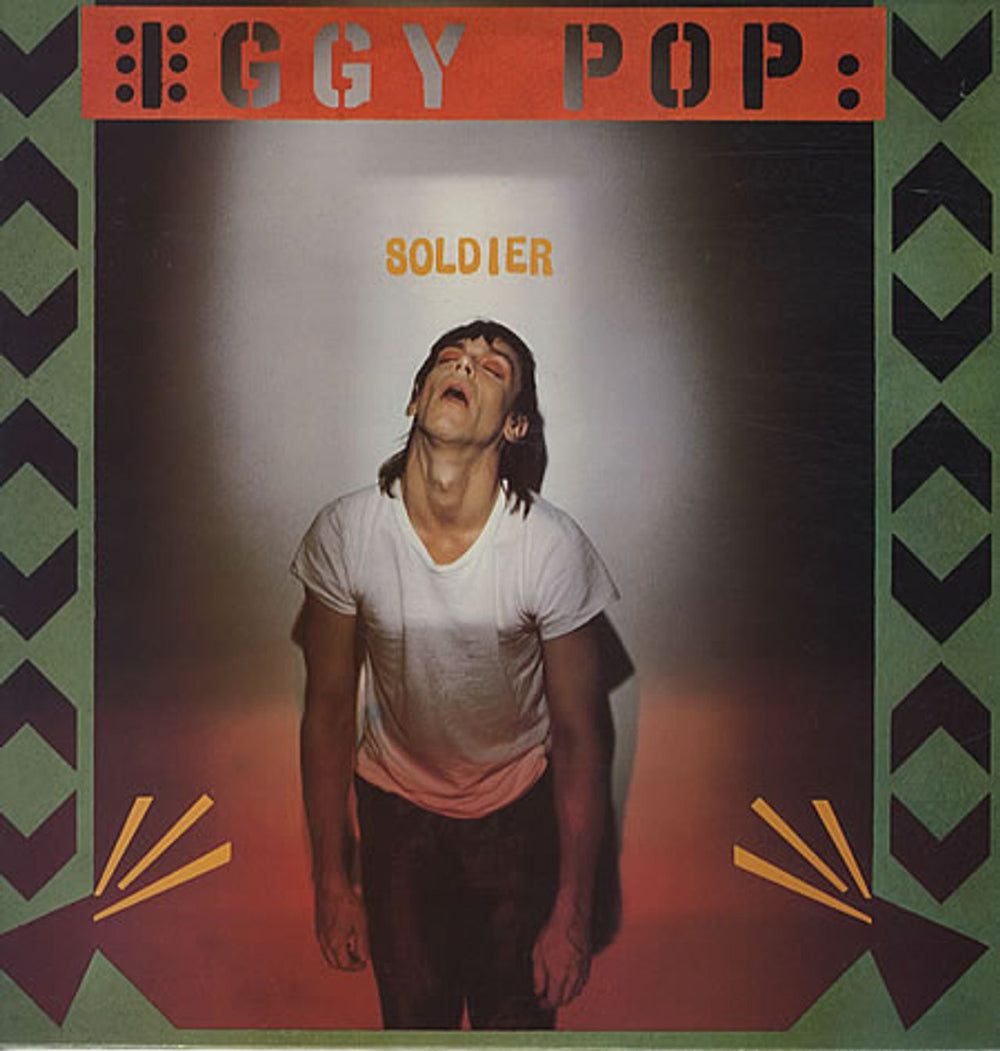 Iggy Pop Soldier UK vinyl LP album (LP record) SPART1117