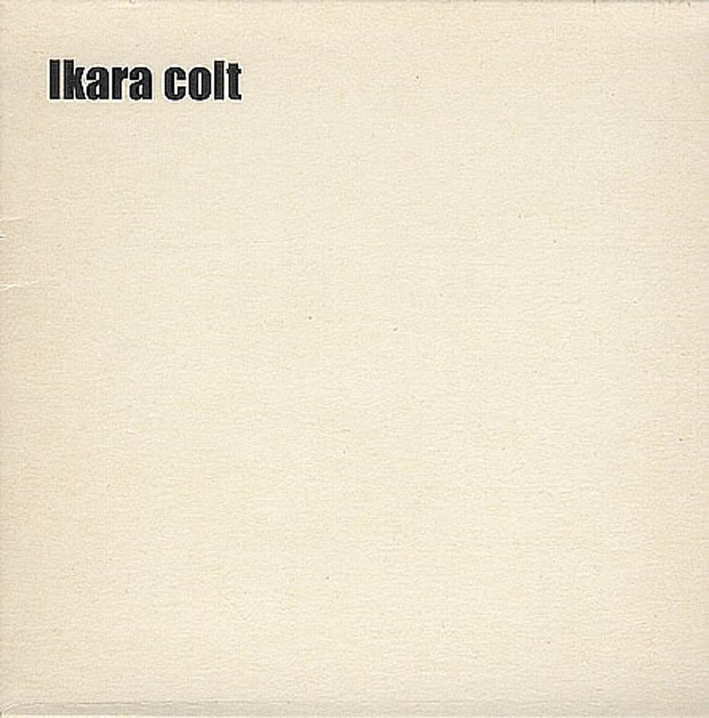 Ikara Colt One Note UK CD single (CD5 / 5") FPS027