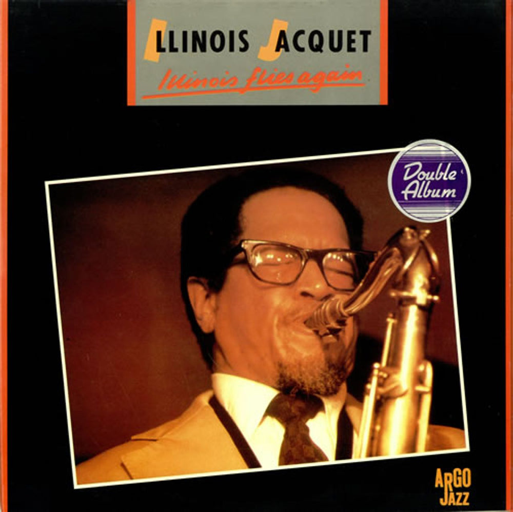 Illinois Jacquet Illinois Flies Again Italian 2-LP vinyl record set (Double LP Album) ARCD503