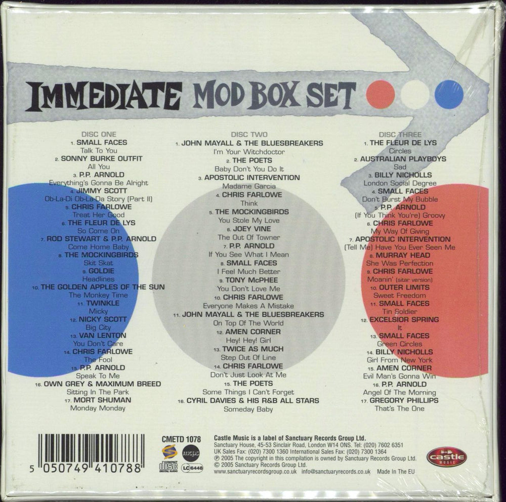 Immediate Label Immediate Mod Box Set - Sealed UK CD Album Box Set