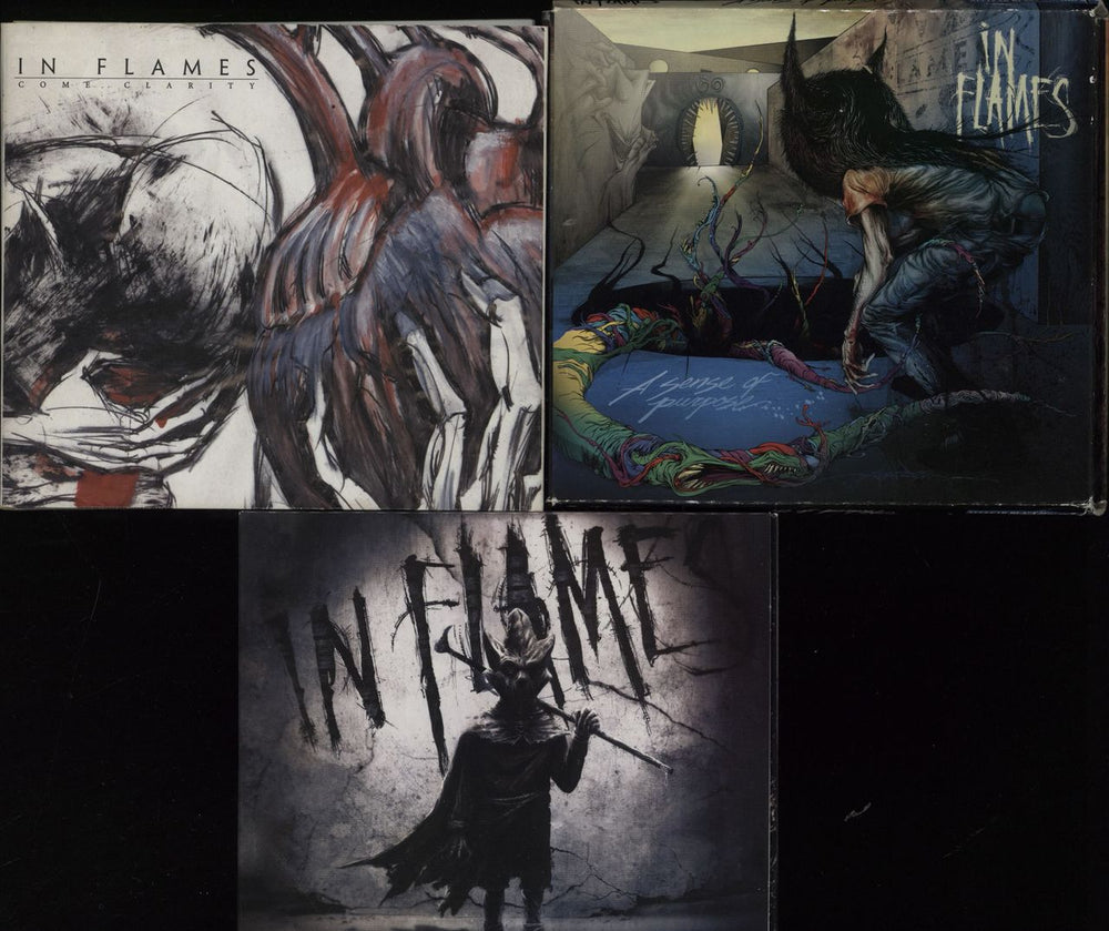 In Flames Quantity Of 3 CD Albums UK CD album (CDLP) CD BUNDLE