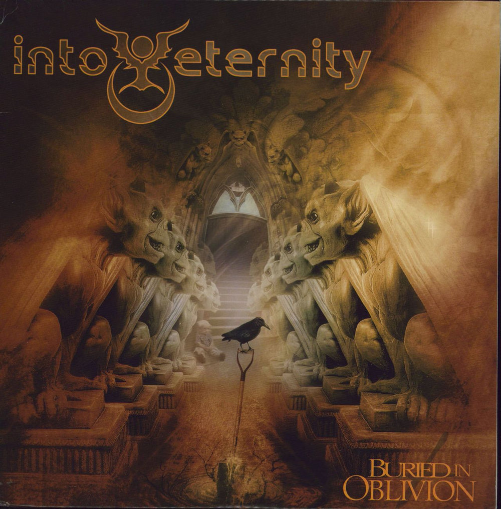 Into Eternity Buried In Oblivion Canadian vinyl LP album (LP record) WOM034