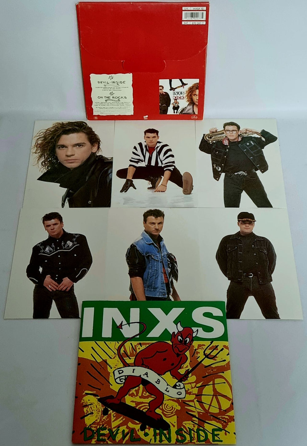 Inxs Devil Inside - Postcard Pack UK 7" vinyl single (7 inch record / 45) INX07DE34021
