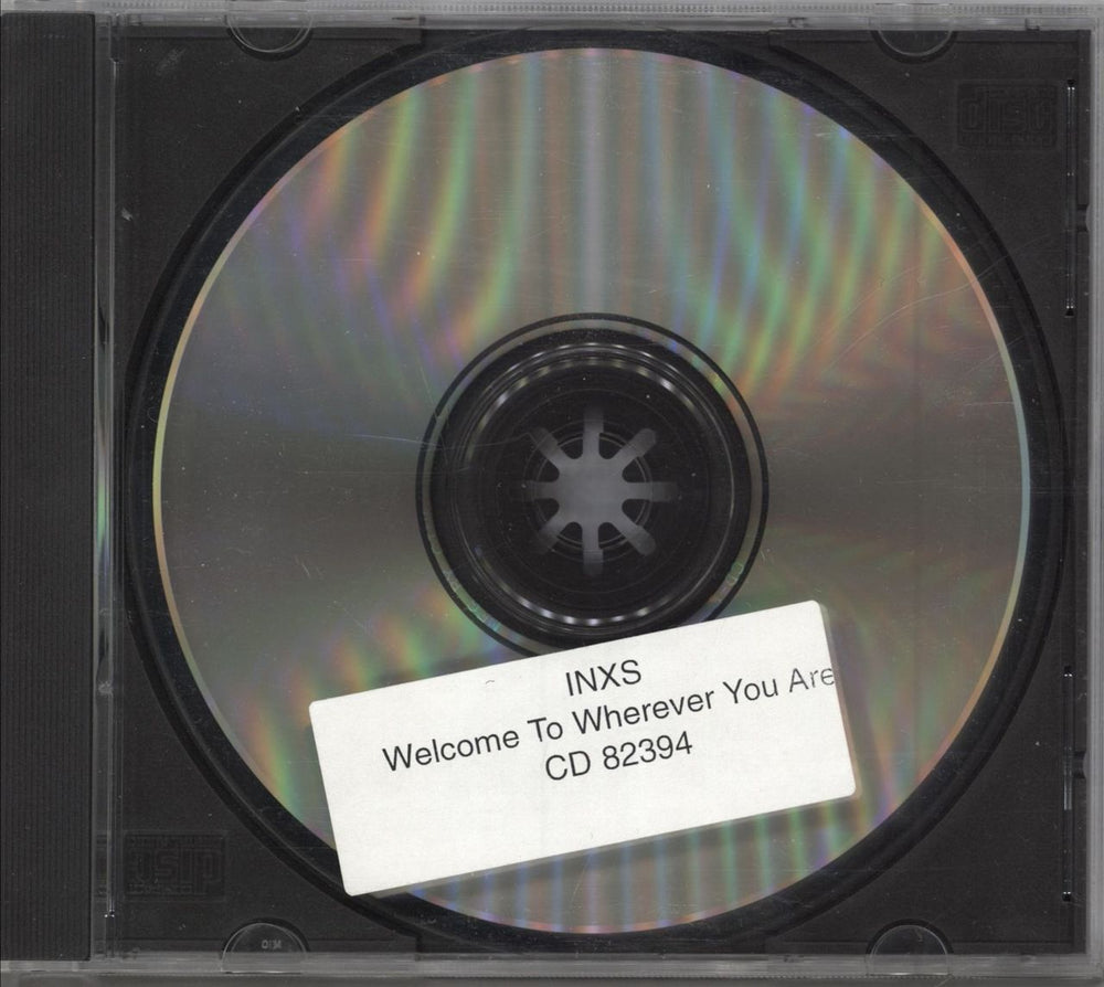 Inxs Welcome To Wherever You Are - Test Pressing US CD album (CDLP) 82394