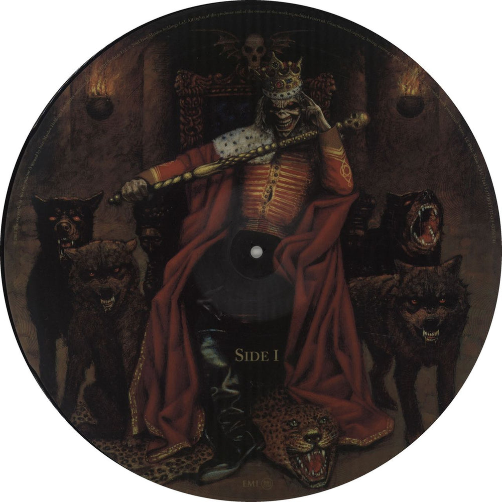 Iron Maiden Edward The Great - EX UK picture disc LP (vinyl picture disc album) IROPDED426337