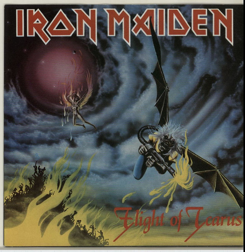 Iron Maiden Flight Of Icarus - P/S UK 7" vinyl single (7 inch record / 45) EMI5378