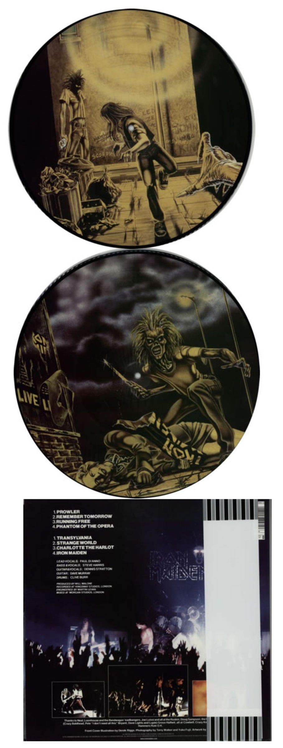 Iron Maiden Iron Maiden Japanese picture disc LP (vinyl picture disc album) IROPDIR586824