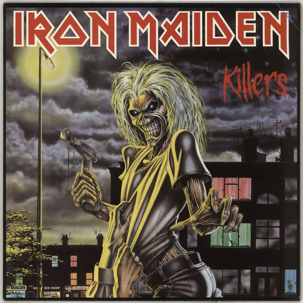 Iron Maiden Killers UK vinyl LP album (LP record) FA4131221