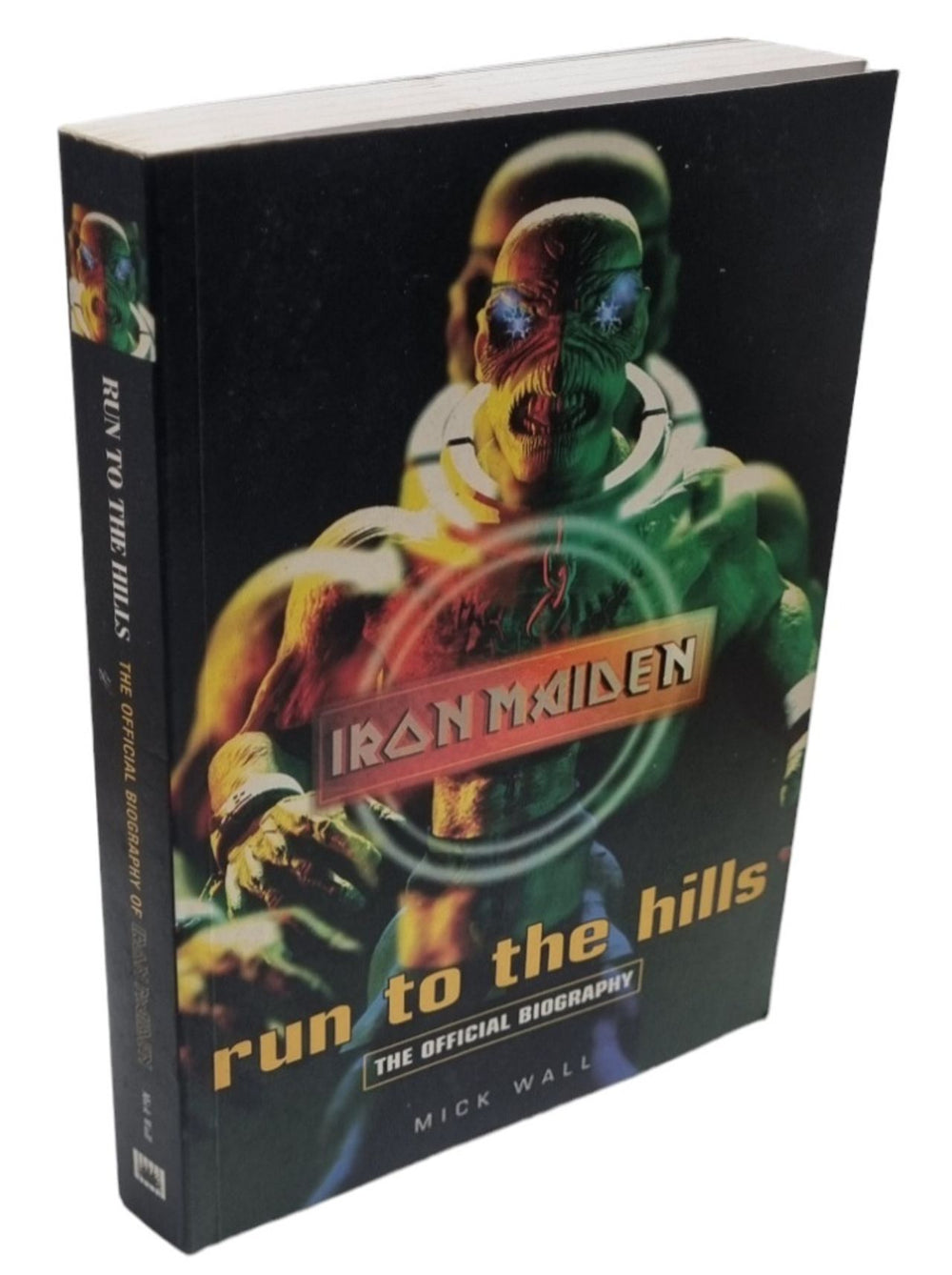 Iron Maiden Run To The Hills - 1st - Autographed UK book 9781860746666