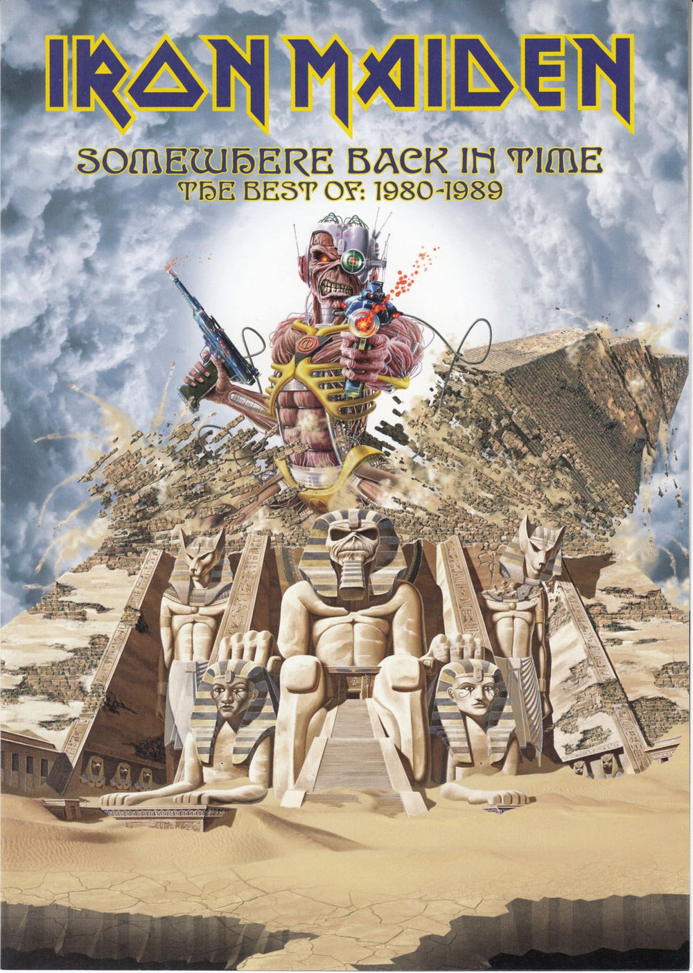 Iron Maiden Somewhere Back In Time: The Best Of 1980-1989 Japanese Promo CD album (CDLP) 4988006862227